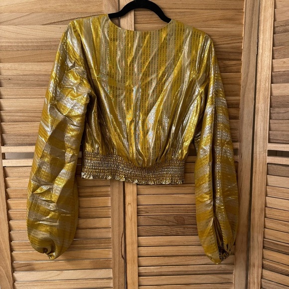 Ramy Brook exclusive Margaret gold top Size XS - Picture 5 of 5